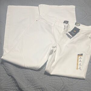 Lee White Slim-Fit Jeans